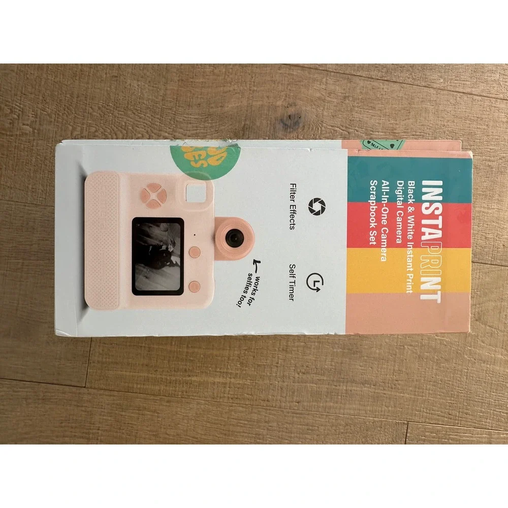 MVMT Camera x Scrapbooking Bundle All in‎ One Instant Print Digital Camera Pink